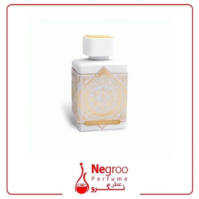ادکلن اف ای پاریس مدل گلوریوس عود رویال بلانک اکسترا پرفیوم رایحه اینیشیو ماسک تراپی اورجینال — تصویر ۲