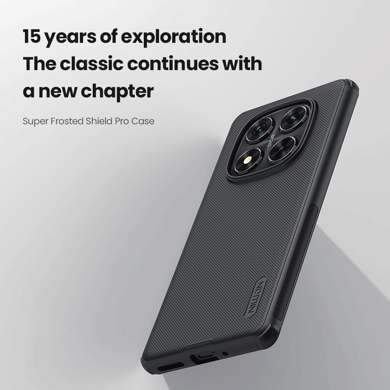 قاب محافظ گوشی شیائومی ردمی نوت 14 پرو پلاس نیلکین Frosted Shield Pro — تصویر ۵