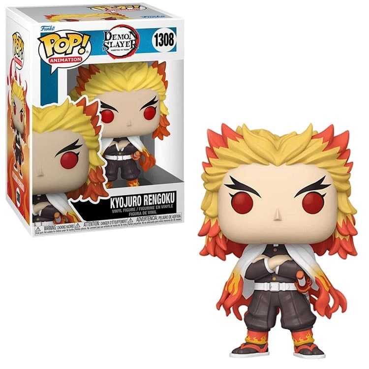فیگور فانکو پاپ طرح Demon Slayer Kyojuro Rengoku – کد 1308 — تصویر ۳