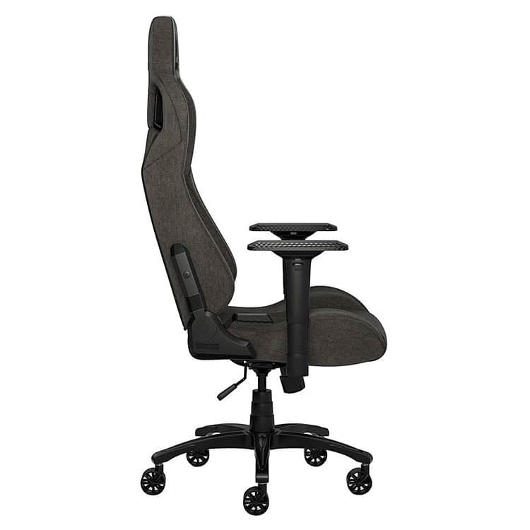 صندلی گیمینگ Corsair T3 RUSH Fabric Charcoal – خاکستری — تصویر ۶