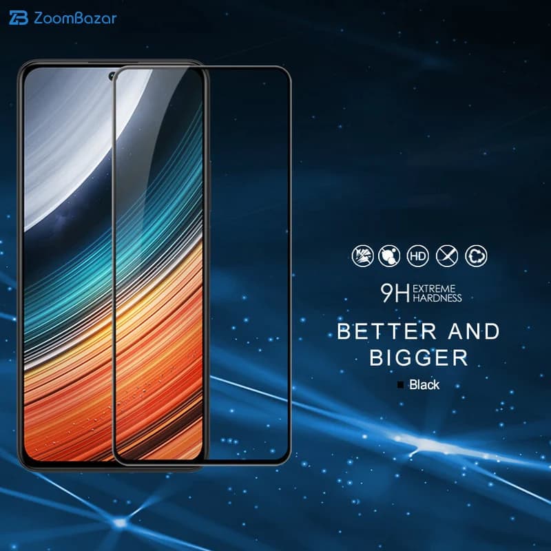 گلس 5D بوف مدل F33-G مناسب برای گوشی موبایل شیائومی Poco F4 5G / Redmi K40s / K50 / K50 Pro — تصویر ۱۰