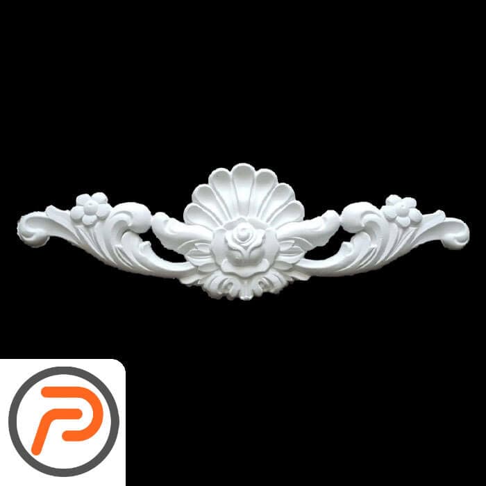 گل تزیینی طرح منبت pvc کد 186e — تصویر ۴