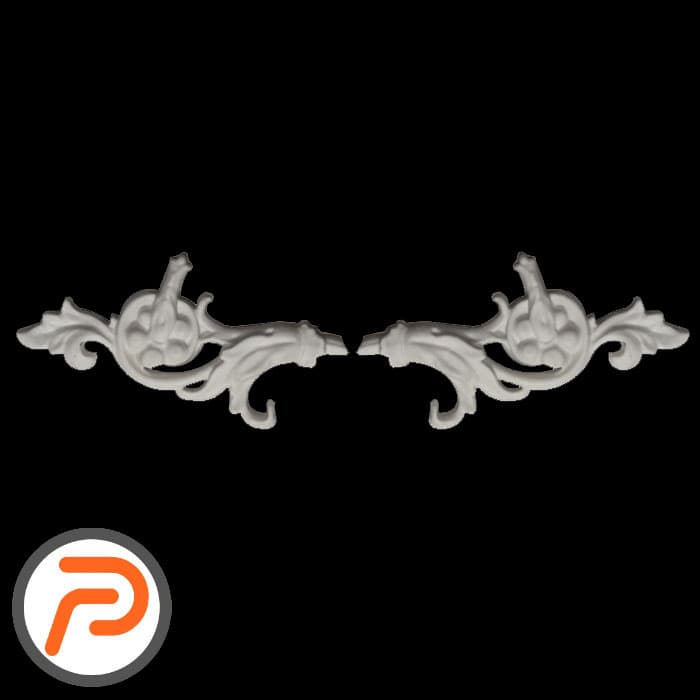 گوشواره تزیینی طرح منبت pvc کد 193 — تصویر ۳