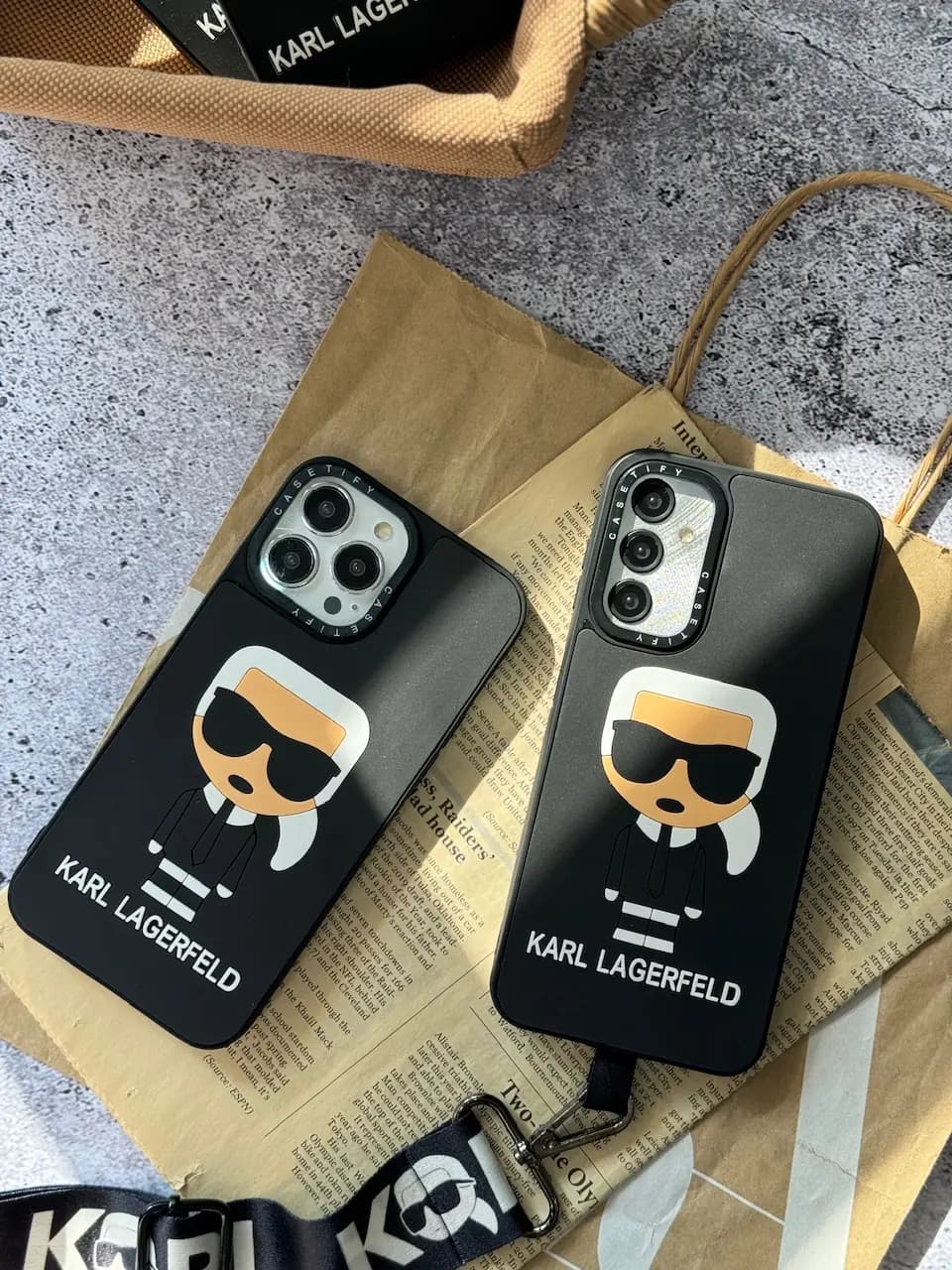 قاب Karl Lagerfeld آیفون ، سامسونگ ، شیائومی (کدC1487) — تصویر ۲