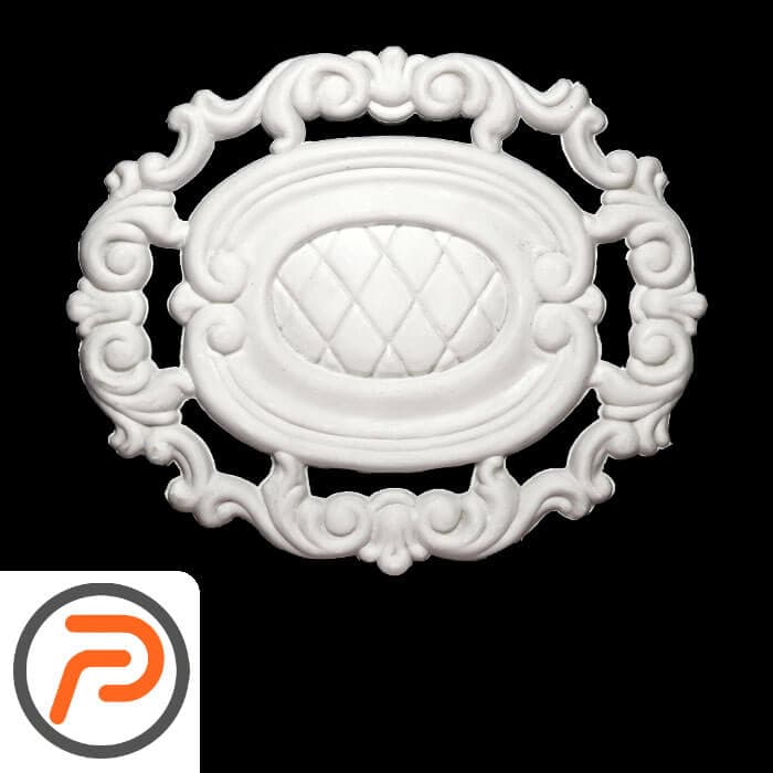 گل تزئینی طرح منبت pvc کد 3033 — تصویر ۴