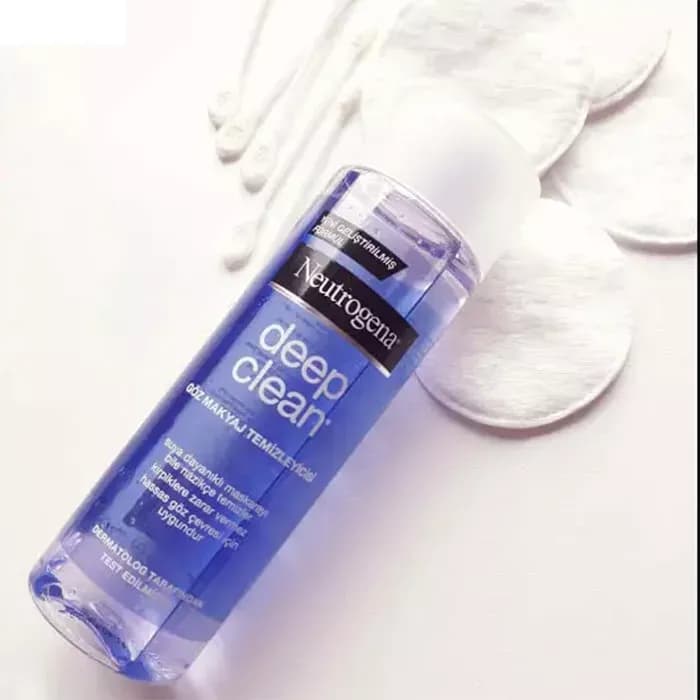 محلول دوفاز آرایش پاک کن چشم deep clean نوتروژینا حجم 125 میلی لیتر — تصویر ۲