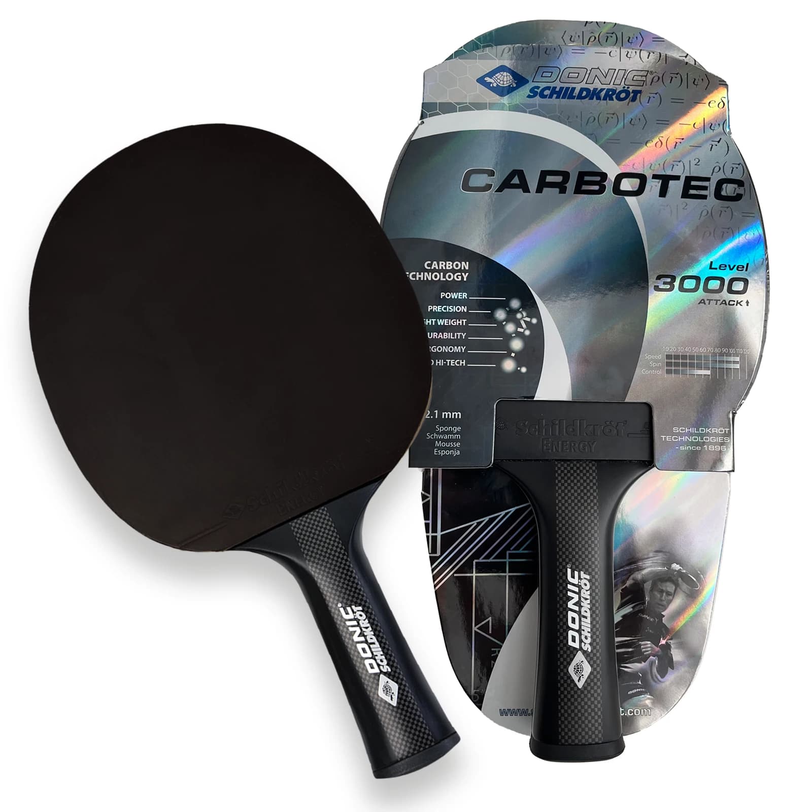 راکت پینگ پنگ DONIC مدل CARBOTEC 3000