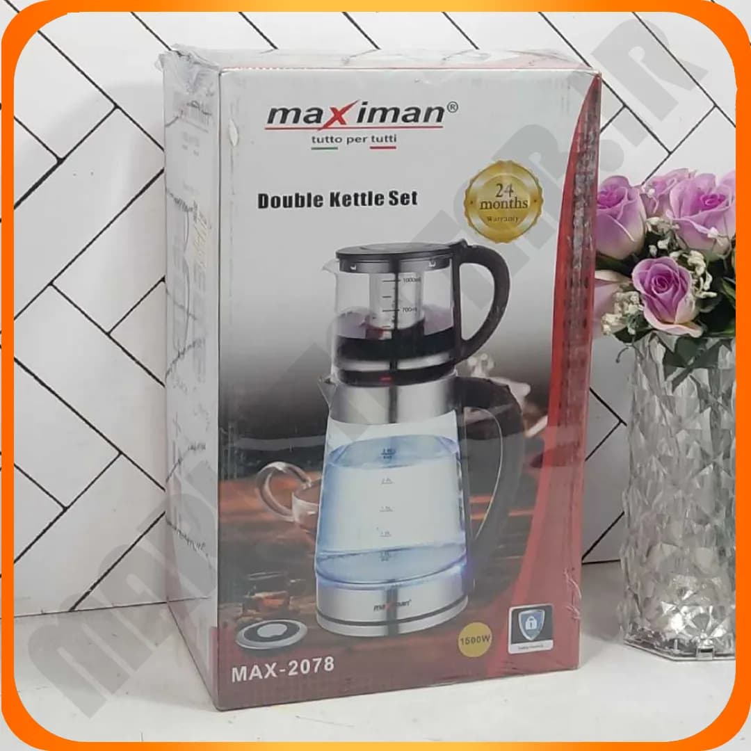 چای ساز روهمی 1500 وات MAX-2078 مشکی مکسی من