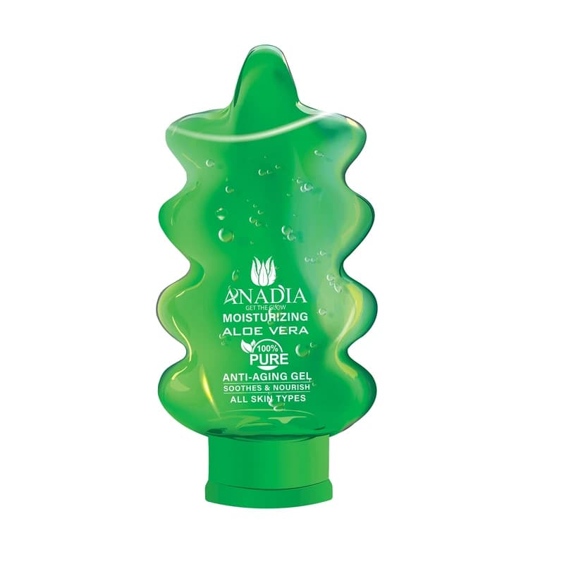 ژل مرطوب کننده بدن و صورت آنادیا مدل Aloe vera حجم 250 میلی لیتر