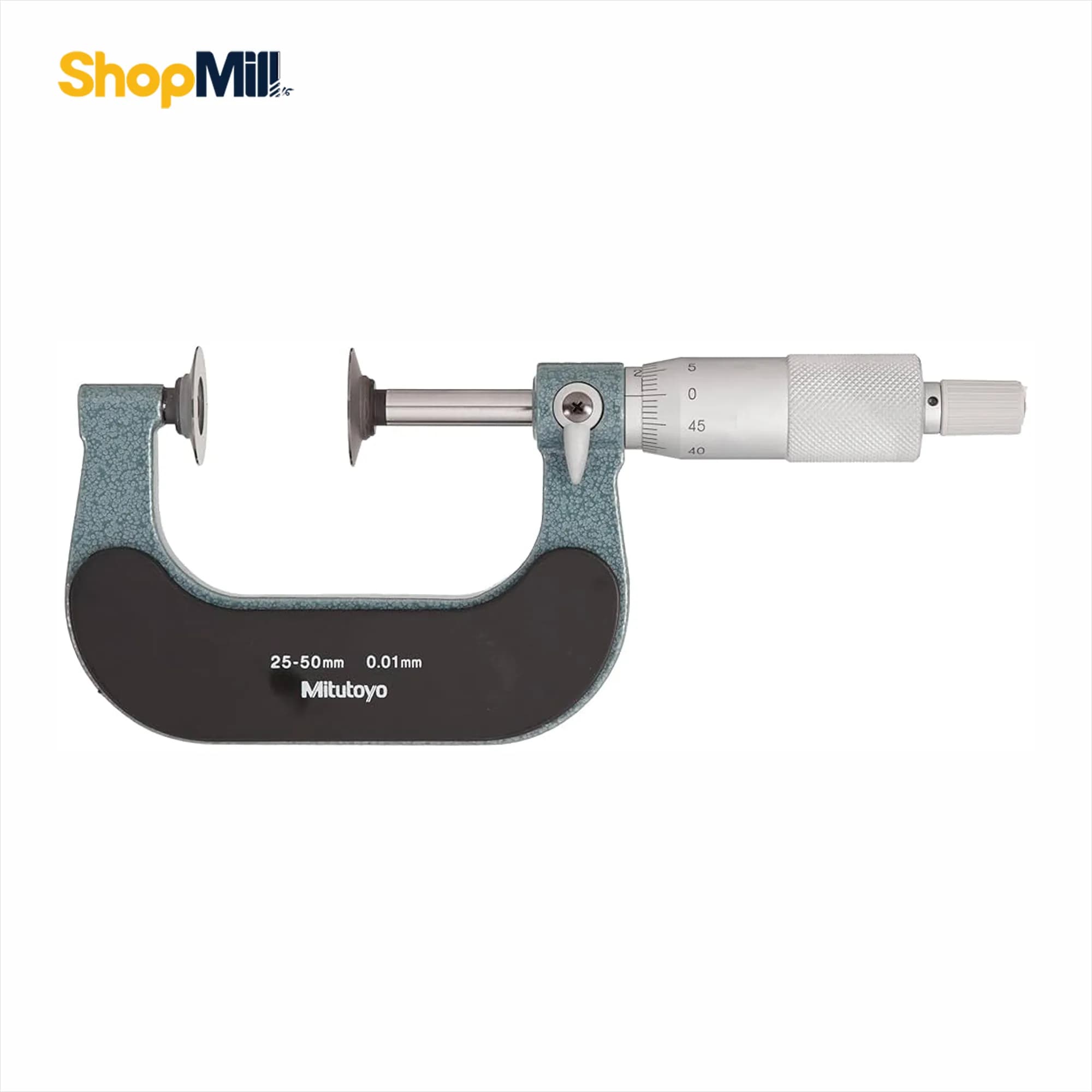 میکرومتر ورنیه میتوتویو (Mitutoyo) فک دیسکی 50-25 میلیمتر مدل 102-123