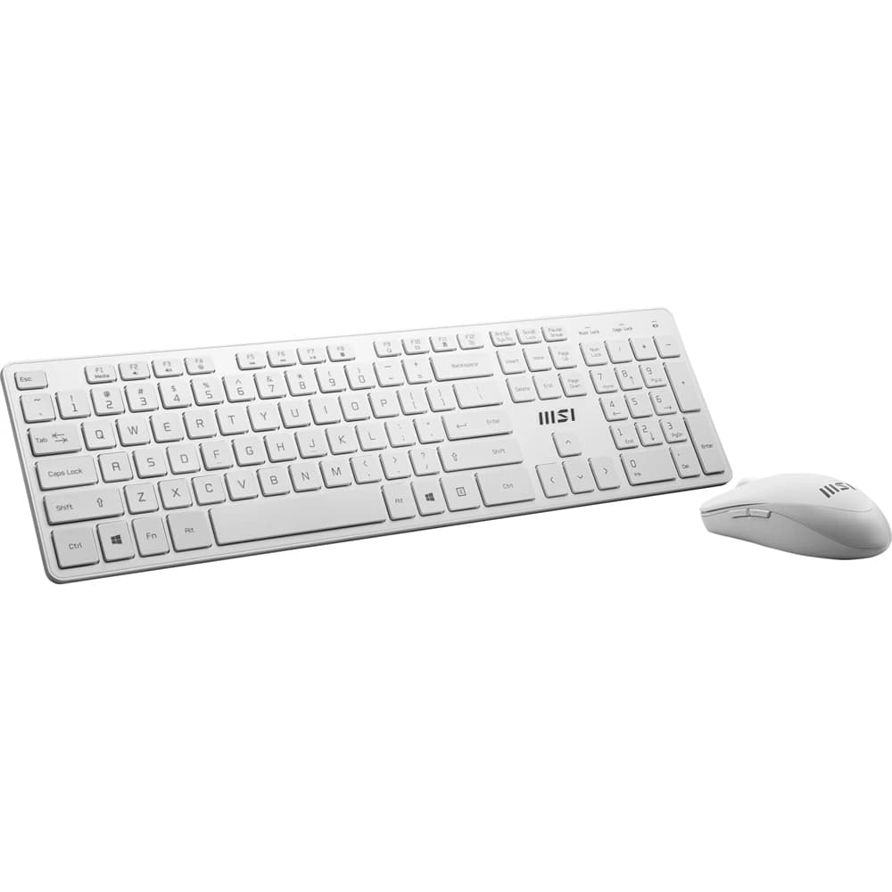 ماوس و کیبورد بی سیم ام اس آی مدل KB Mouse Msi 1430w RF White — تصویر ۲