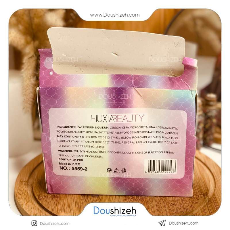 برق لب پری دریایی هوژیا بیوتی HUXIABeauty — تصویر ۳