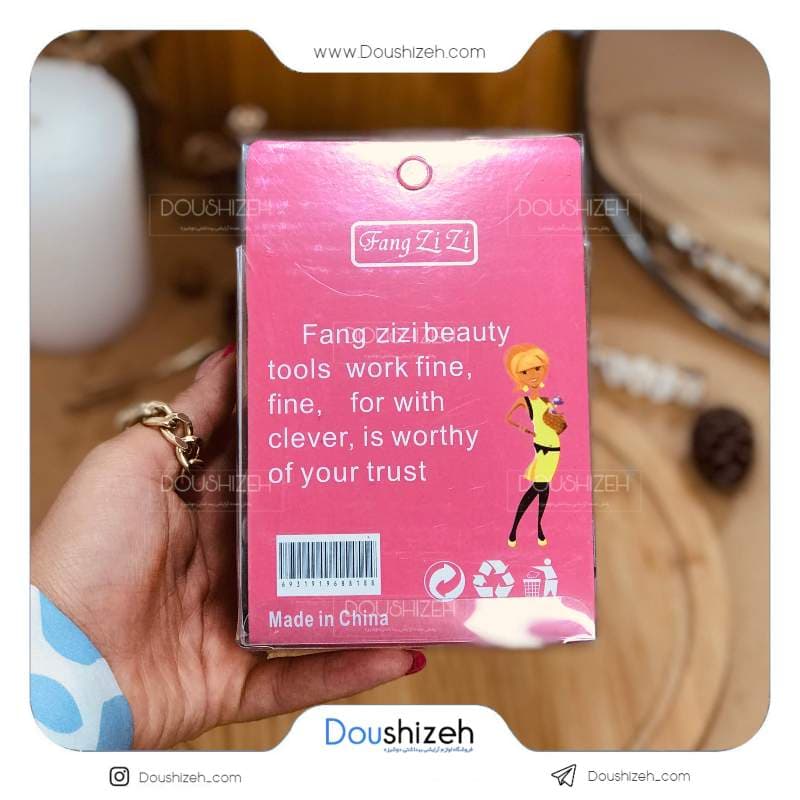 موچین انبری دکمه دار دسته مشکی FANGZI — تصویر ۲