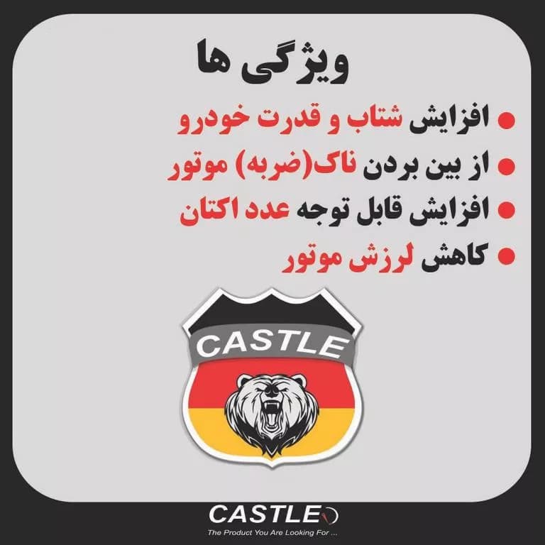 اکتان بوستر کستل مدل پرو حجم 280 میلی لیتر — تصویر ۲