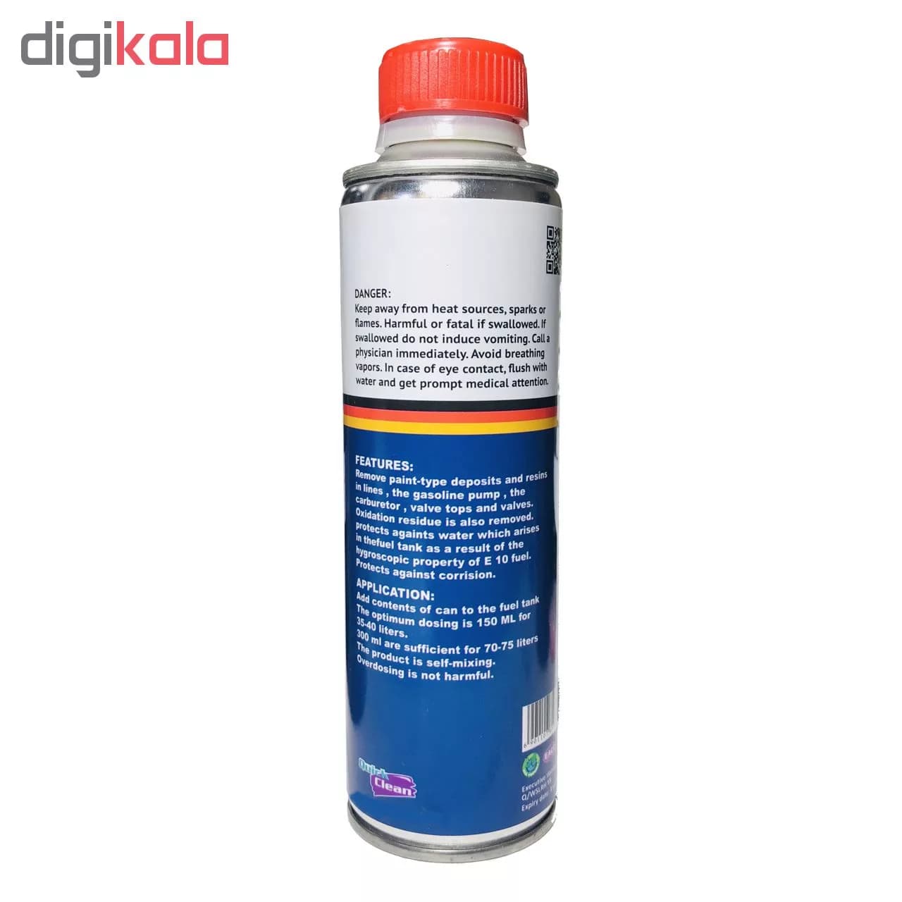 مکمل سوخت خودرو کوئیک کلین مدل 6901106752302 حجم 300 میلی لیتر — تصویر ۲