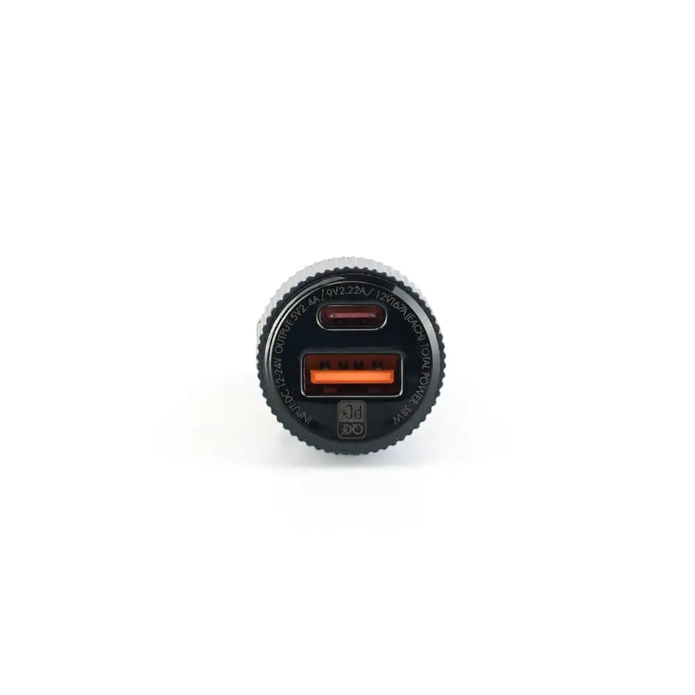 شارژر فندکی دو پورت (PD , QC3.0) جی بی کیو با کابل مدل C-510Q — تصویر ۲