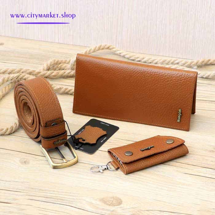 ست هدیه چرم مردانه H1190