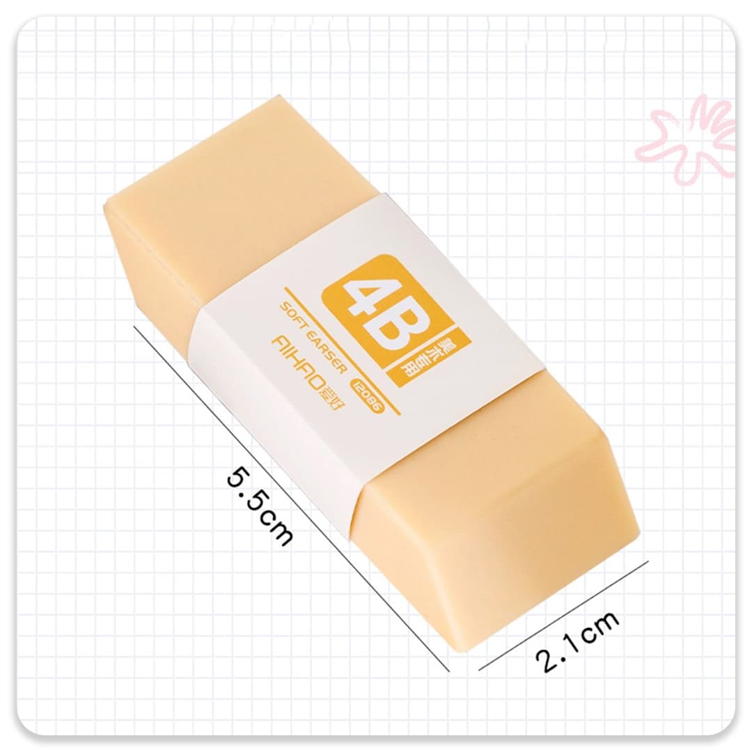 پاک کن 4B رنگی Aihao — تصویر ۳