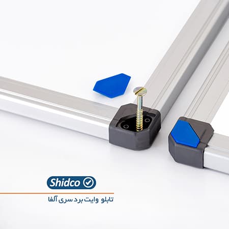 تابلو وایت برد آلفا برند شیدکو(90*60) — تصویر ۳