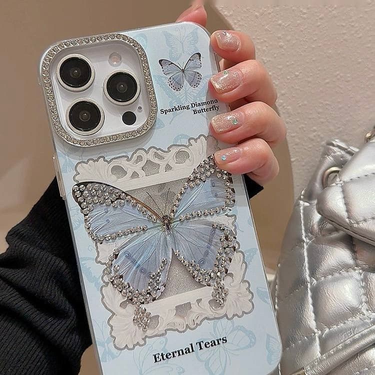 قاب blue butterfly diamond (آیفون) — تصویر ۵