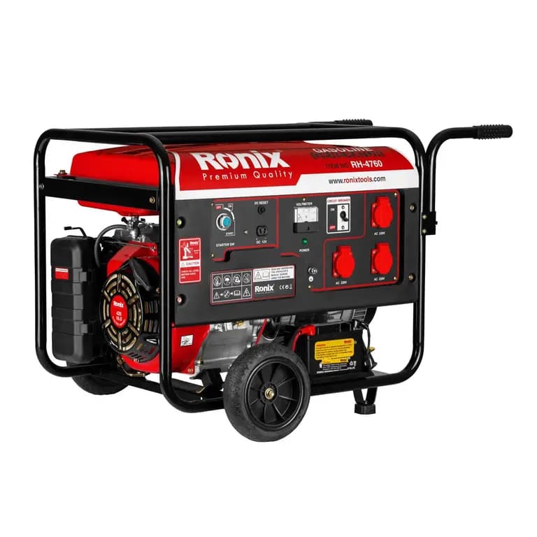 ژنراتور 6000 وات بنزینی رونیکس مدل RH-4760 ا Ronix RH-4760 Electric Engine — تصویر ۲