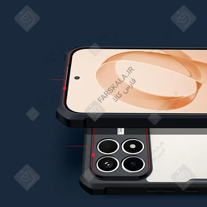 قاب اصلی پشت کریستالی Xundd Beatle گوشی شیائومی Poco F8 Pro — تصویر ۴