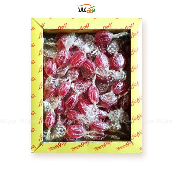 آبنبات توت فرنگی بدون قند و رژیمی پری بیوتیک (دیابتی) کامور – 130 گرمی — تصویر ۲