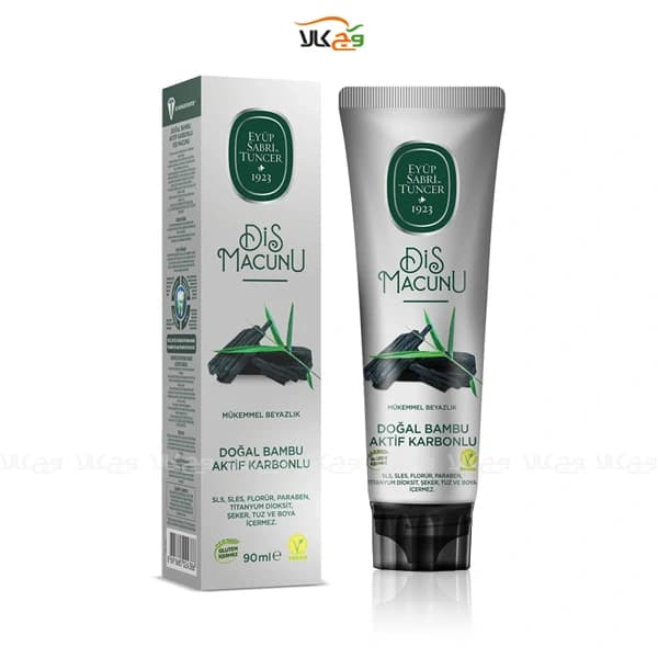 خمیر دندان وگان و دیابتی زغال ایوب صبری (Eyüp Sabri ترکیه) – 90 میلی گرم