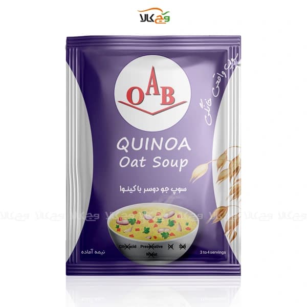 سوپ جو دوسر با کینوا – 52 گرمی – OAB