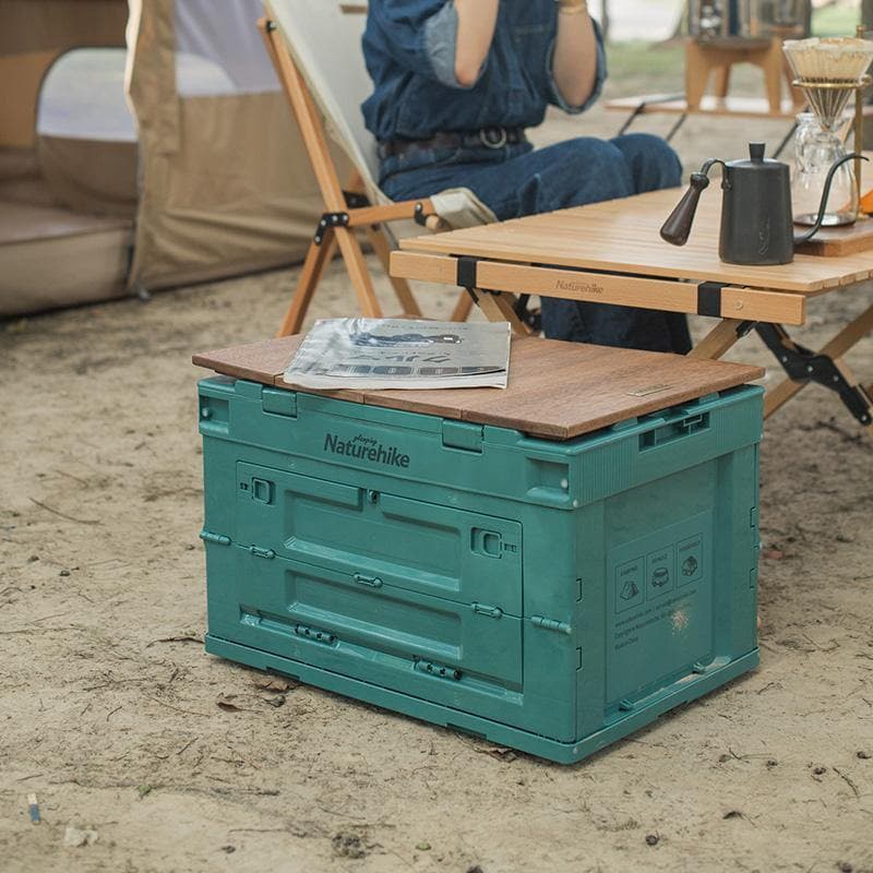 باکس – جعبه ۸۰ لیتری تاشو ذخیره سازی تجهیزات کمپینگ نچرهایک Naturehike Folding Stackable Storage Box — تصویر ۶
