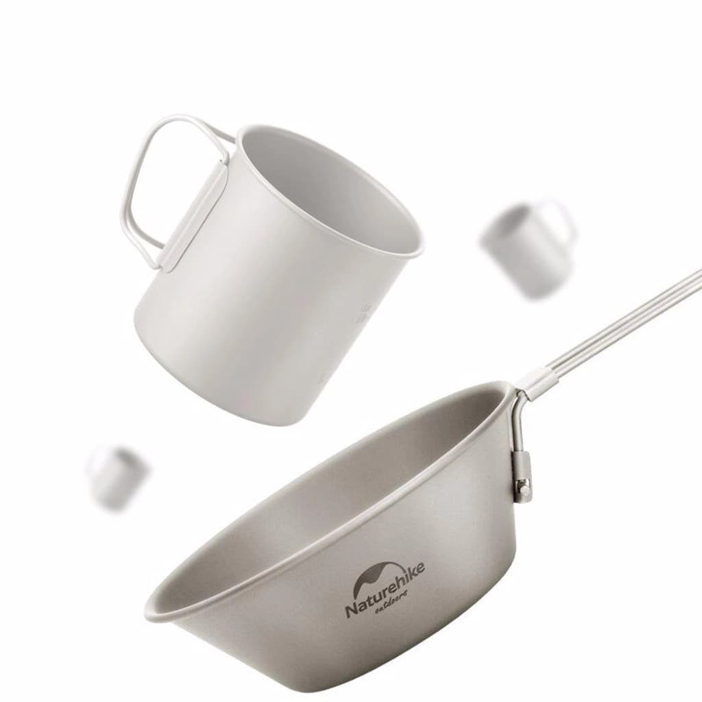کاسه تیتانیوم نیچرهایک بوشکرفت Naturehike Titanium Bowl 300ml — تصویر ۴