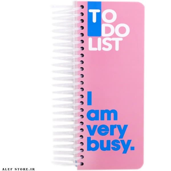 دفتر To Do List صورتی دات نوت