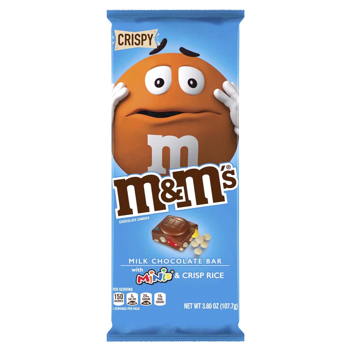 شکلات تابلت کریسپی ام اند ام (150 گرم) m&m