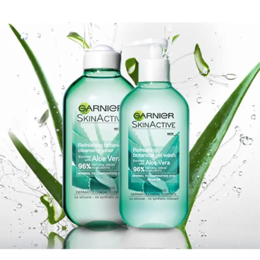 ژل شوینده صورت عصاره آلوئه ورا بوتانیکال گارنیه 200ml — تصویر ۲
