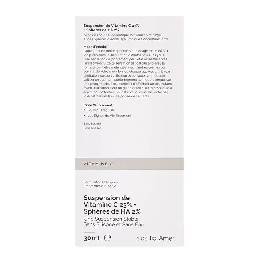 کرم سوسپانسیون ویتامین سی 23% و هیالورونیک اسید 2% اوردینری 30ml — تصویر ۳