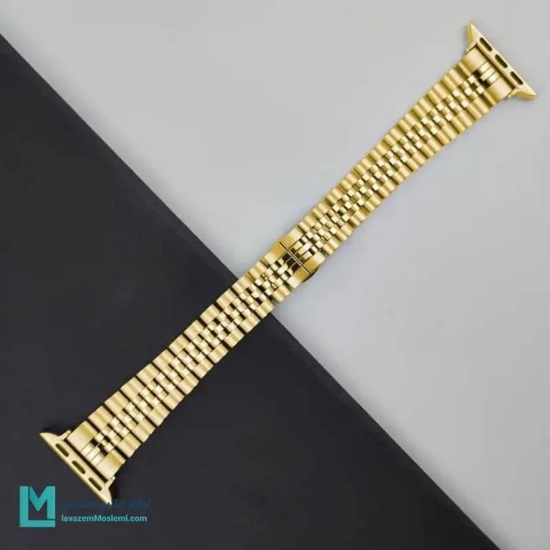 بند اپل واچ رولکسی طرح لانگینس 5 بید نازک کد W1010 | لوازم جانبی مسلمی — تصویر ۶