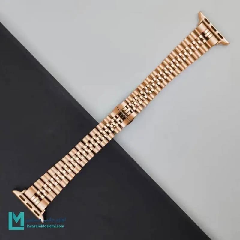 بند اپل واچ رولکسی طرح لانگینس 5 بید نازک کد W1010 | لوازم جانبی مسلمی — تصویر ۵