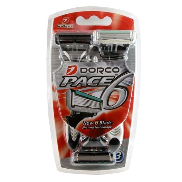 خودتراش مردانه دورکو 6 تیغ Dorco (ژیلت 6 دورکو) تیغ دورکو بسته ۳ عددی
