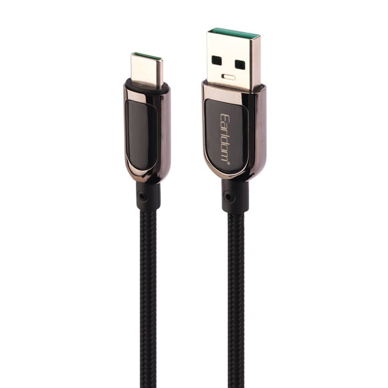 کابل تایپ سی فست شارژ 5 آمپر ارلدام EC-147C طول 1 متر — تصویر ۴