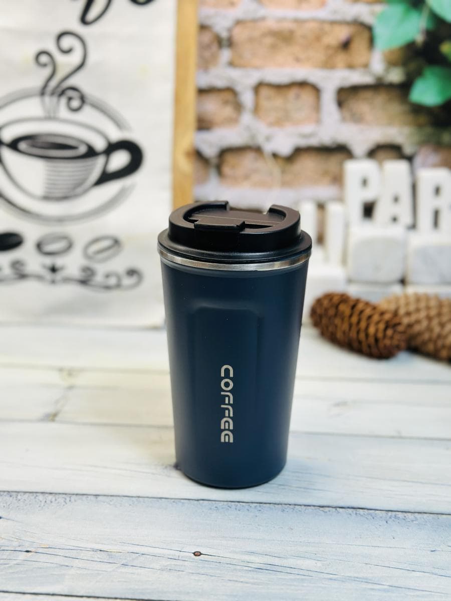 تراول ماگ بدنه پلاستیکی کافی coffee حجم 500 میل کد 1119 — تصویر ۶