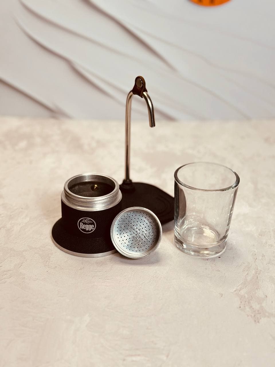 موكاپات قهوه جوش طرح سينك برند REGGE كد 1836 — تصویر ۴
