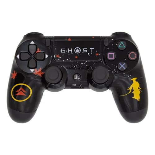 دسته بازی بی سیم SONY PlayStation 4 DualShock 4 High Copy طرح Ghost of Tsushima — تصویر ۶