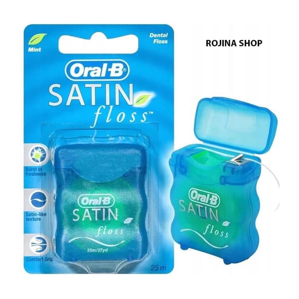 نخ دندان اورال بی مدل SATIN floss — تصویر ۴
