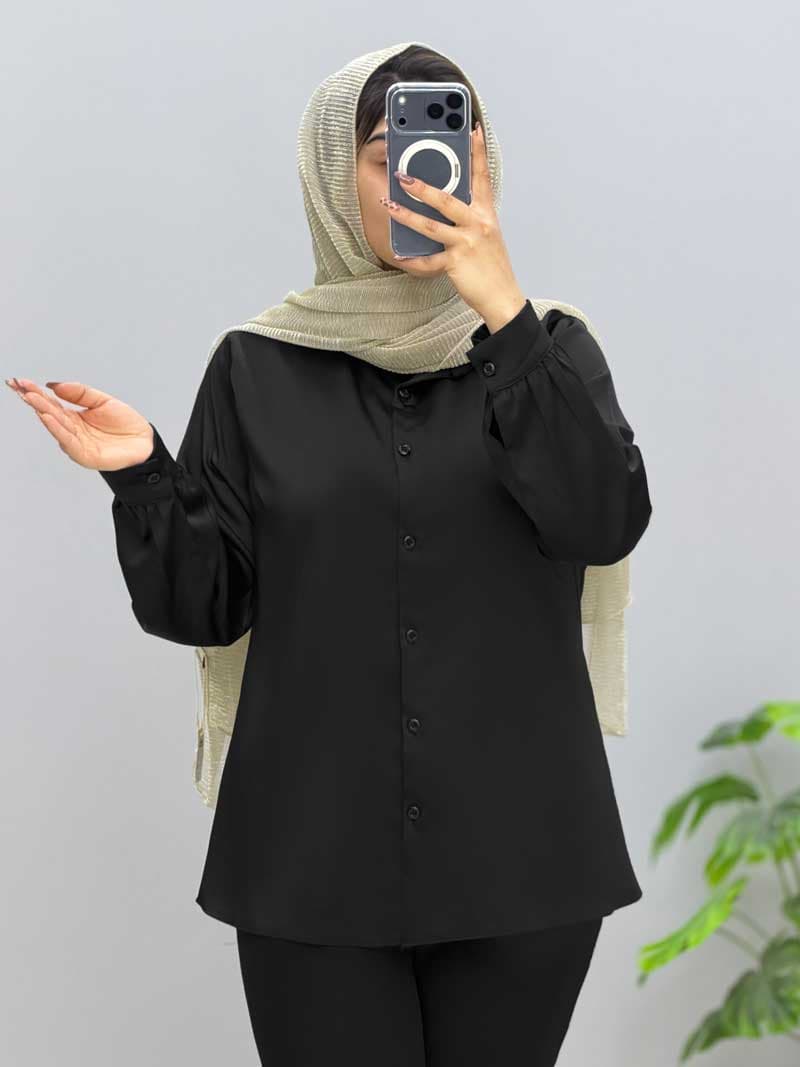 شومیزیقه مردانه ساتن دیناز کد329776