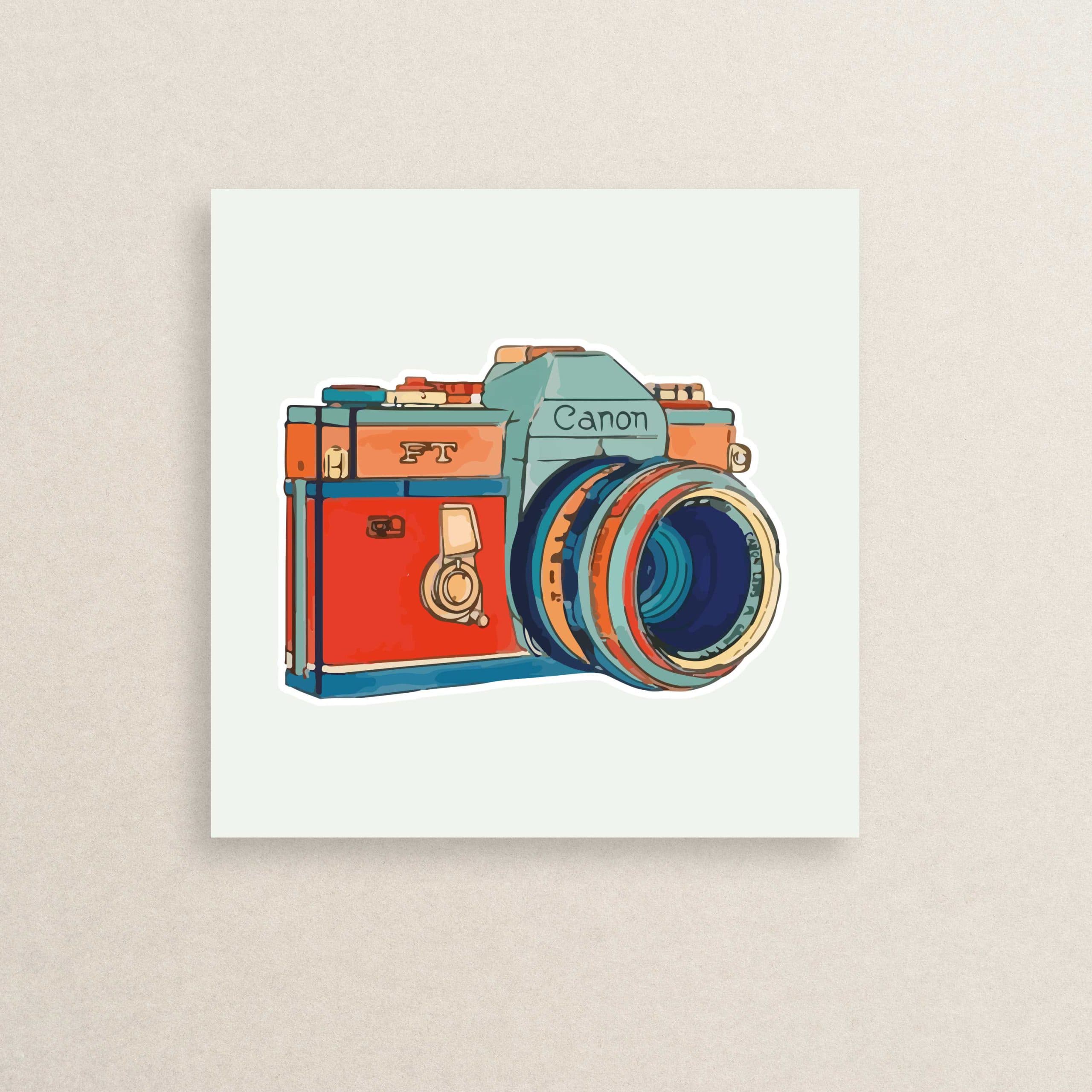 استیکر دوربین عکاسی 35 | Camera sticker 35