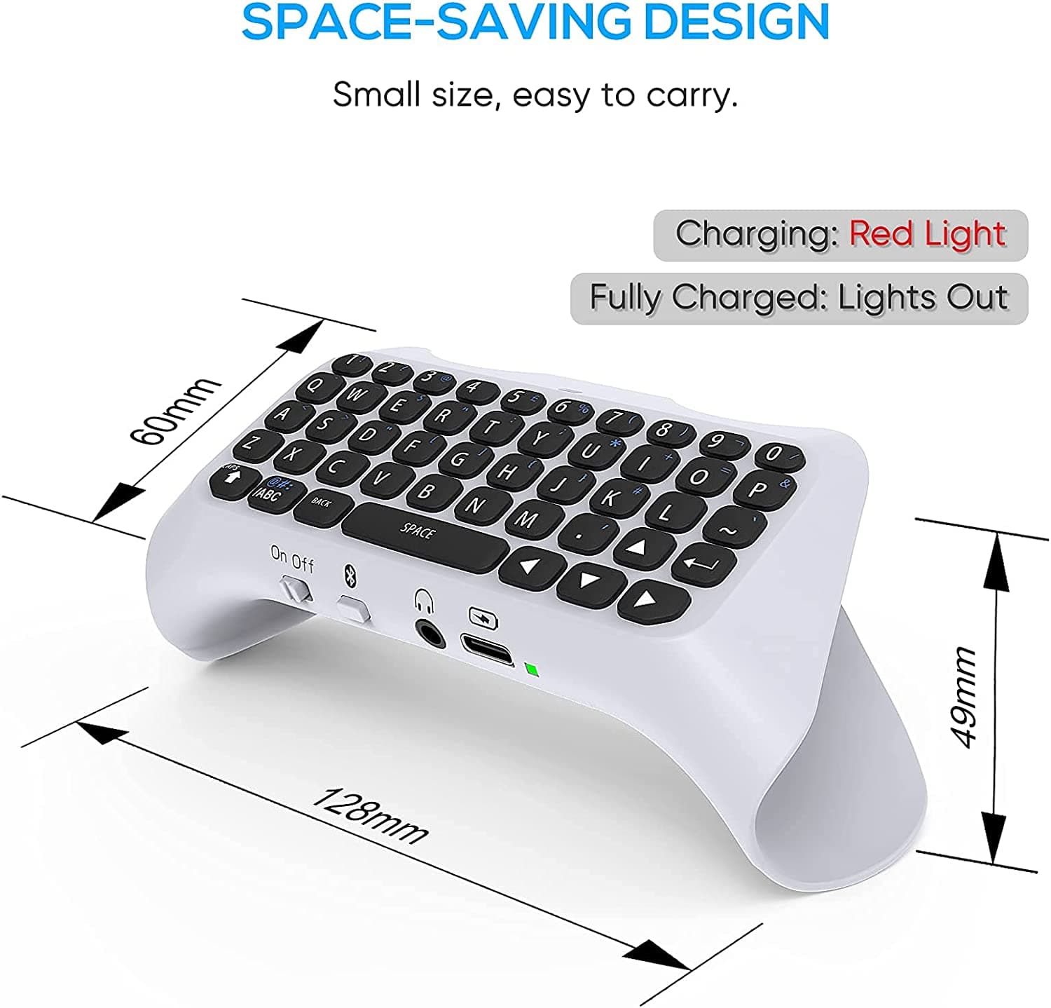 صفحه کلید کنترل کننده بی سیم Klipdasse Wireless Keyboard for PS5 Controller , PS5 — تصویر ۲