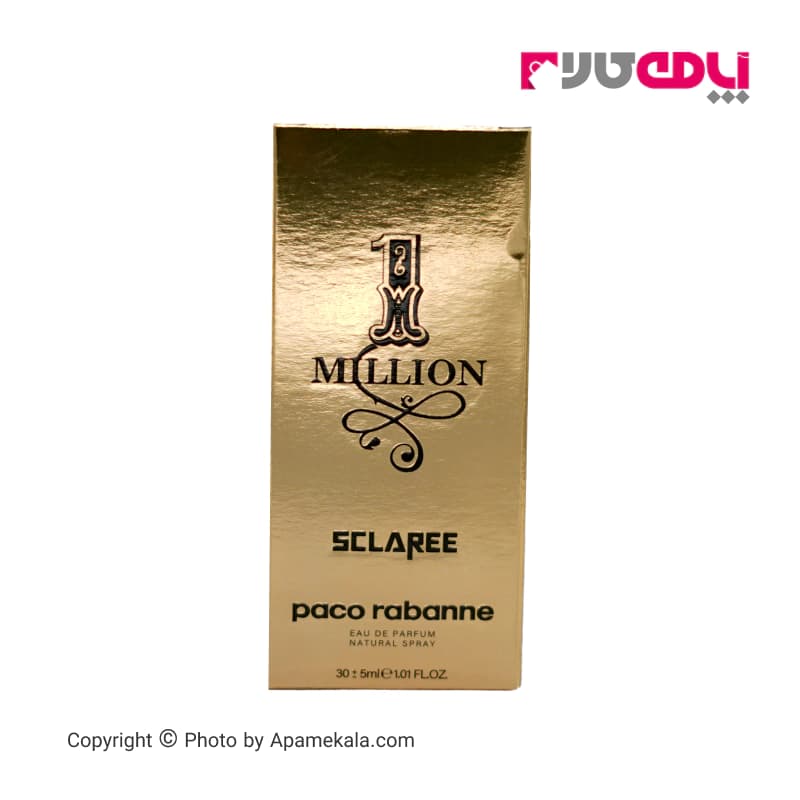 عطر جیبی مردانه اسکلاره مدل one million حجم 30 میلی لیتر — تصویر ۲