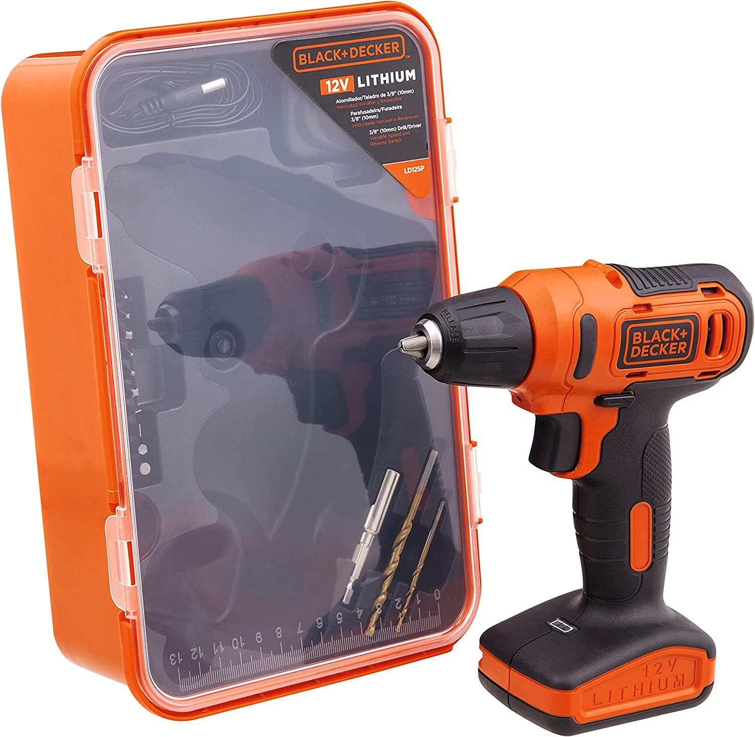 دریل و پیچ گوشتی شارژی بلک اند دکر مدل LD12SP-B5 , Black+Decker 12V 1.5Ah 900 RPM Cordless Drill Driver — تصویر ۶