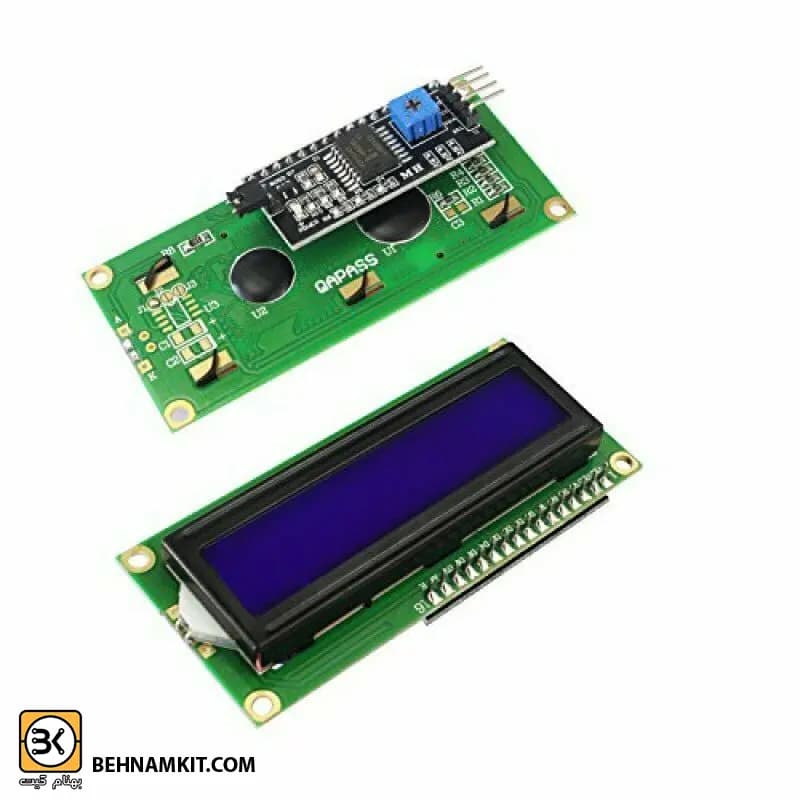 نمایشگر LCD 2*16 با رابط I2C
