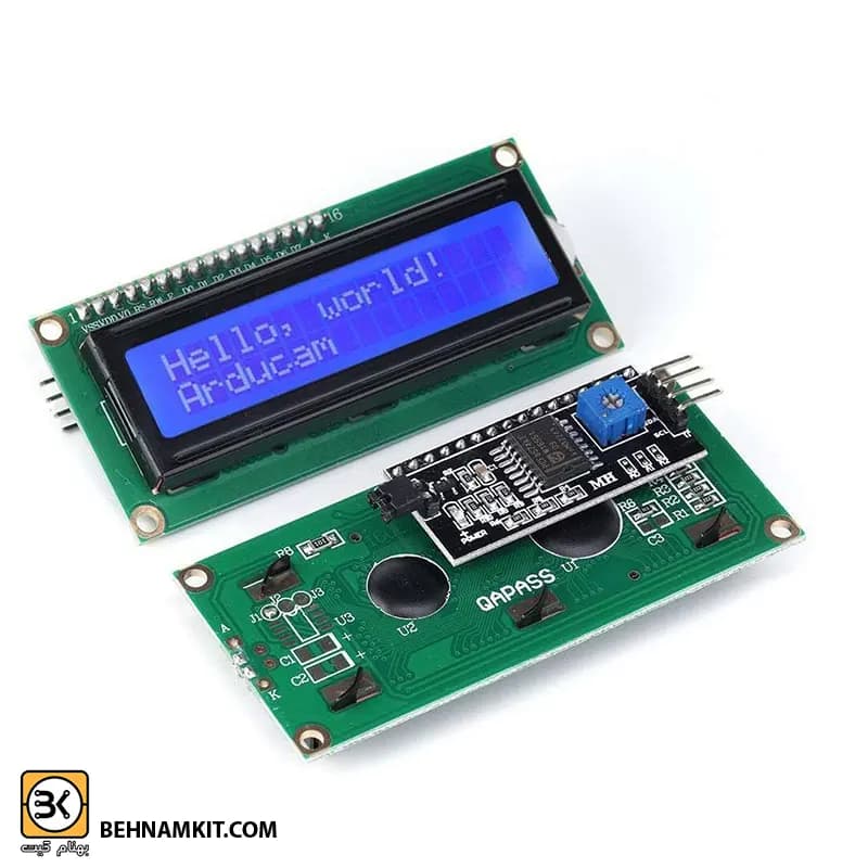 نمایشگر LCD 2*16 با رابط I2C — تصویر ۲